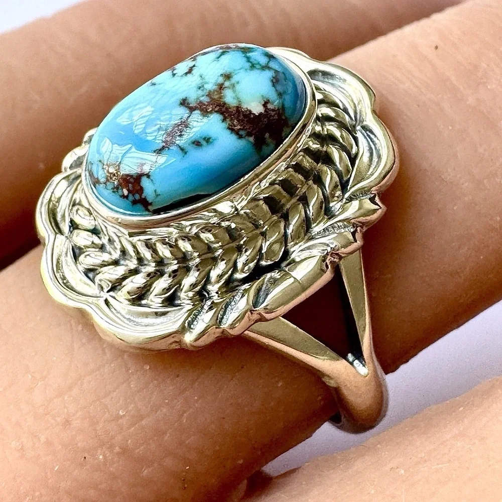 Native American Navajo Indian Turquoise Jewelry totally handmade